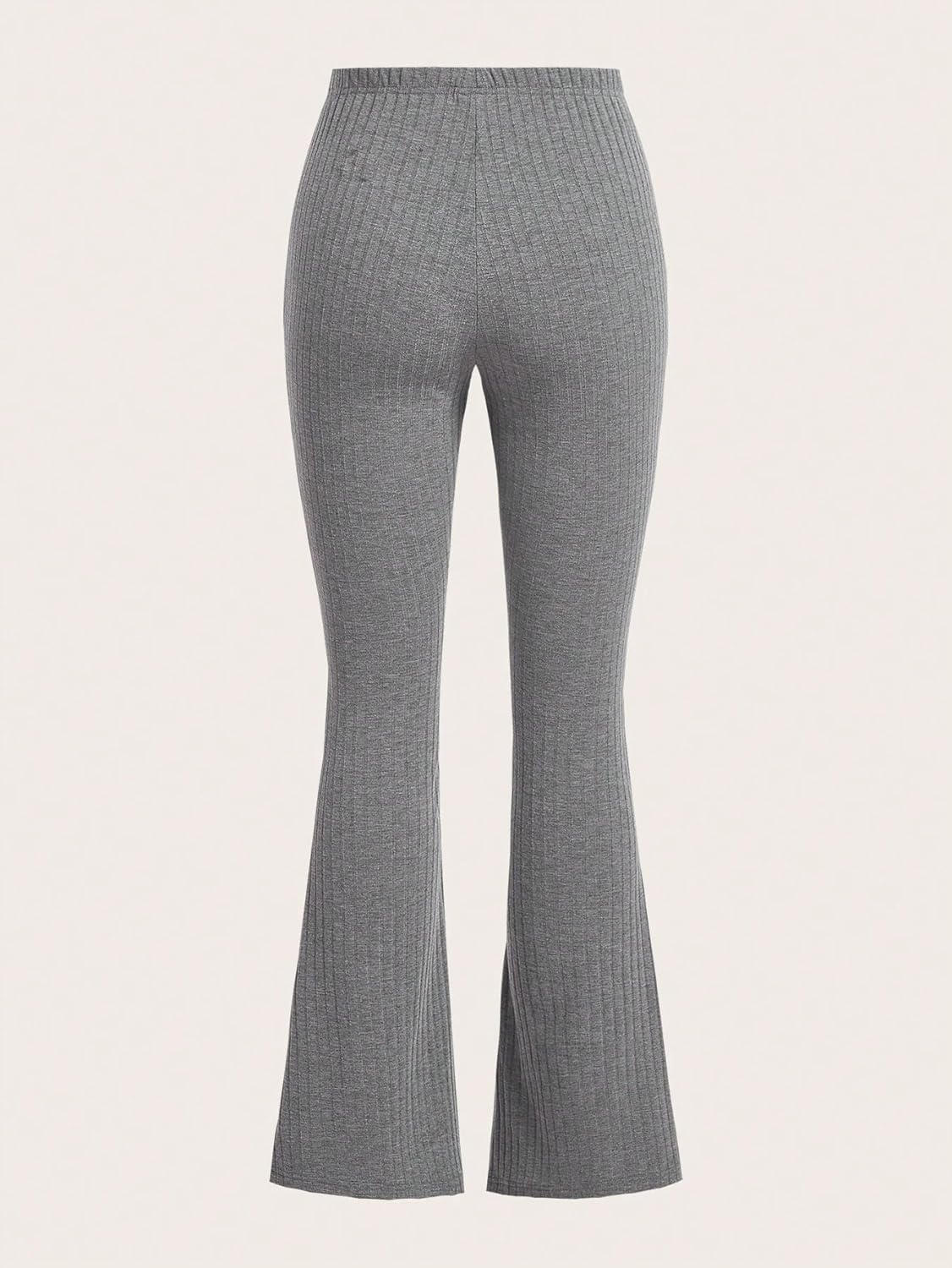 Women’s Drawstring Drop Waist Knot Ruched Flare Leg Knit Extra Long Sweatpants